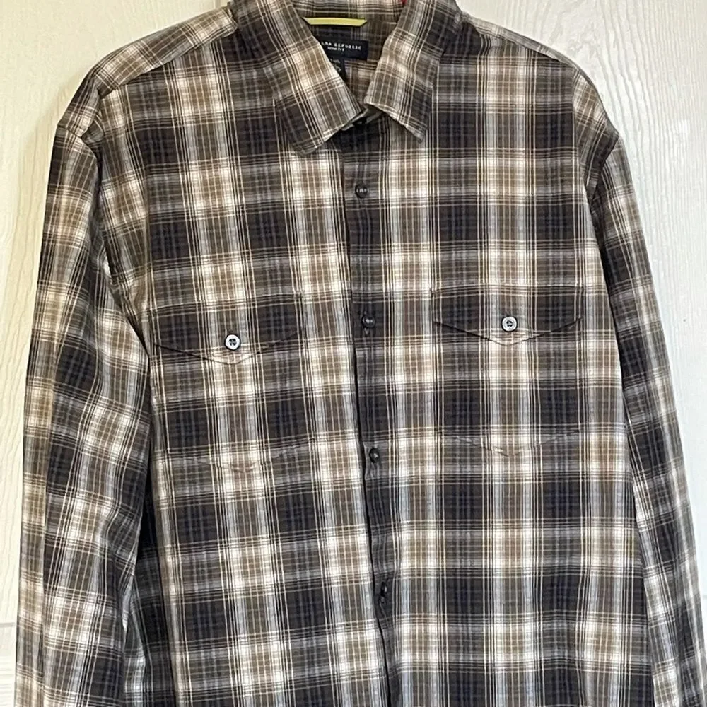 Banana Republic Slim Fit Button Down, XL 17-17 1/2